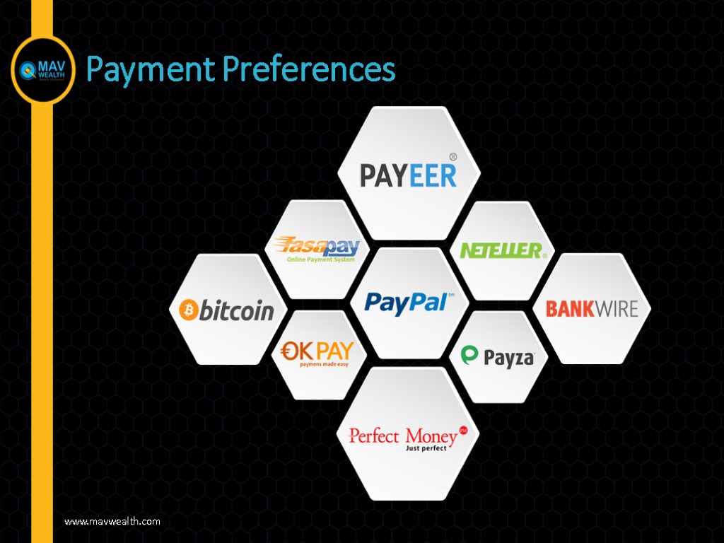 Payment Preferences www.mavwealth.com